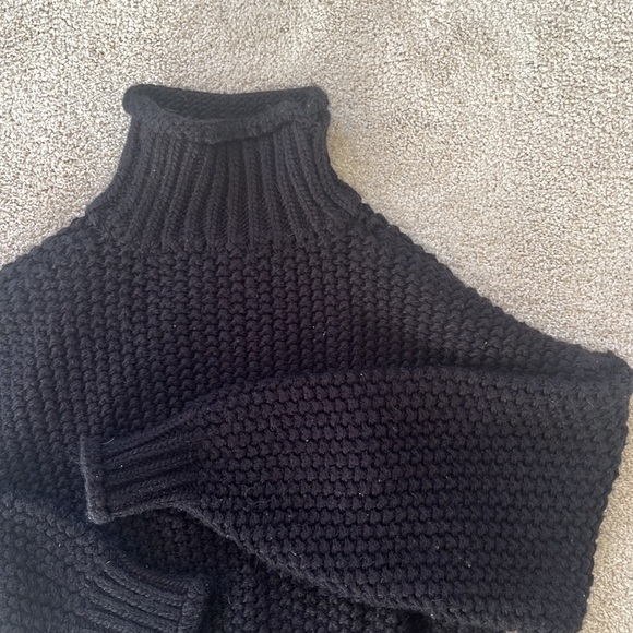 Black Knit Turtleneck - Picture 2 of 4